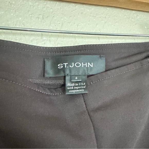 St John Black Skinny Ankle Cut Cigarette Pants - Picture 4 of 8